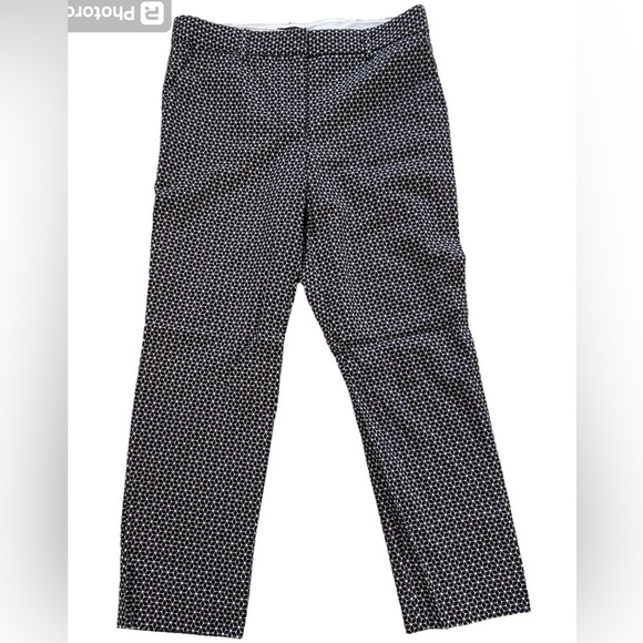 Theory Treeca 2 Tile Geo Wool black/white, trousers size 6, new no tag - Picture 1 of 6